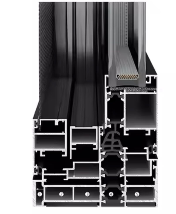 High Quality Cheap Powder Coated 6000 Series Different Shapes Custom Aluminum Extruded Profiles For Doors & Windows - 图片 4