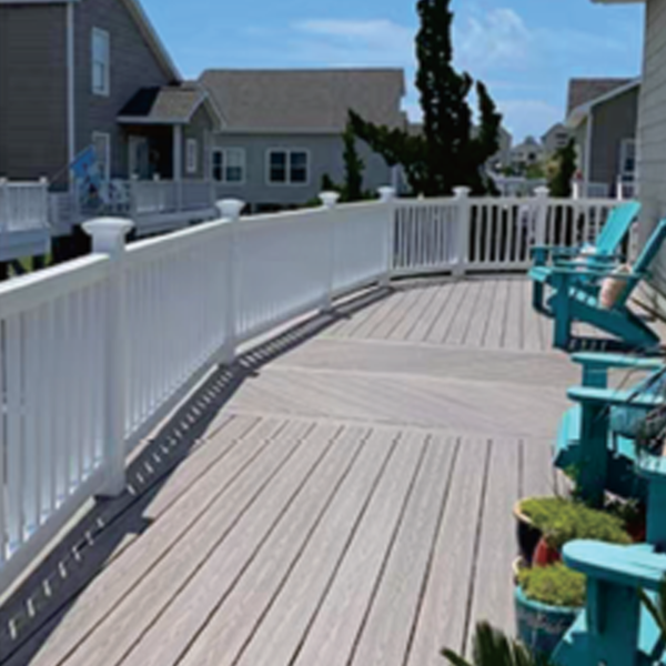 Weatherproof Aluminum Outdoor Decking Fireproof Waterproof UV Resistant for Villas Parks Hotels Schools Hospitals Outdoor Spaces - 图片 6