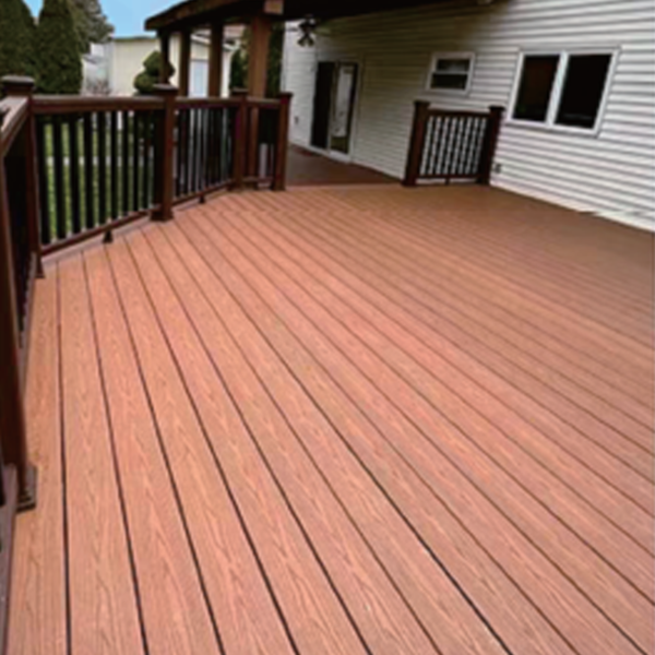 Weatherproof Aluminum Outdoor Decking Fireproof Waterproof UV Resistant for Villas Parks Hotels Schools Hospitals Outdoor Spaces - 图片 7