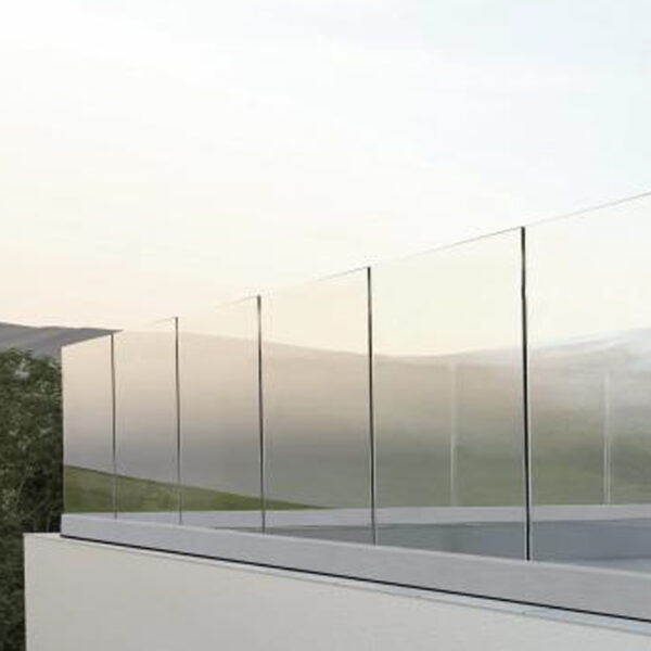 Customizable LED Frameless Glass Railing System Outdoor Aluminum Balcony & Terrace Fence for VillasHotels, Apartments - 图片 6