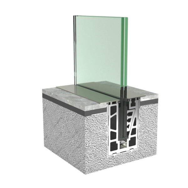 Customizable LED Frameless Glass Railing System Outdoor Aluminum Balcony & Terrace Fence for VillasHotels, Apartments - 图片 3