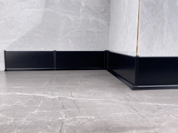 Self Adhesive Aluminum Skirting Board  Minimalist Decorative Baseboard Trim Profile for Modern Interiors 4cm 6cm 8cm 10cm - 图片 5